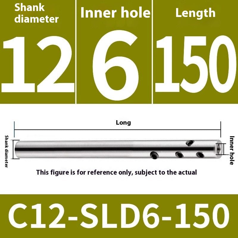 2059-High precision side solid SLD extension rod CNC milling cutter extended rod small diameter straight handle deep cavity avoidance C12C16C20 Shandong Denso Pricision Tools Co.,Ltd.